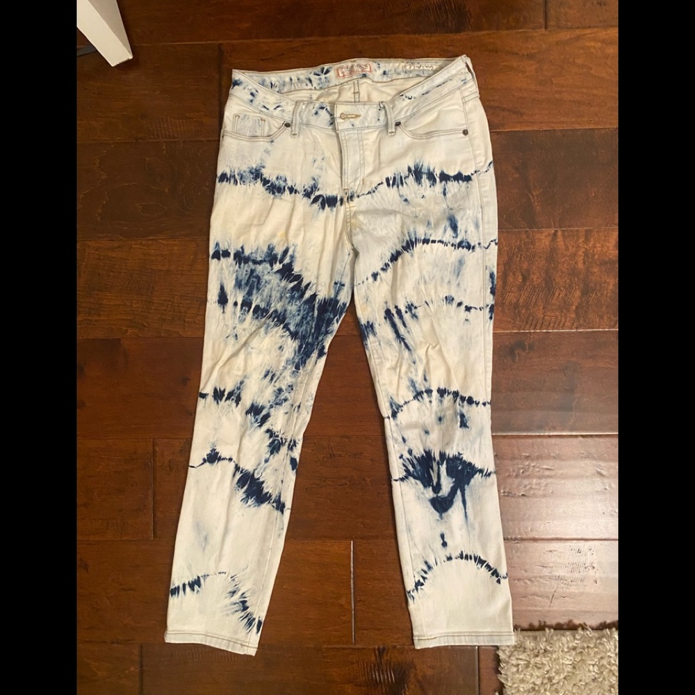 Tie dye Guess jeans